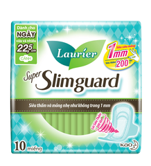  Băng Vệ Sinh Siêu Mỏng Bảo Vệ Laurier Super Slimguard 1mm 10M 22.5cm 