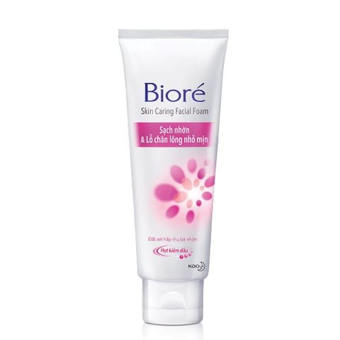  Sữa Rửa Mặt Sạch Nhờn & Lỗ Chân Lông Nhỏ Mịn Bioré Skin Caring Facial Foam 100g 