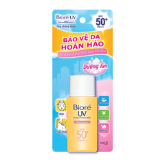  Sữa Chống Nắng Bảo Vệ Da Hoàn Hảo - Dưỡng Ẩm Bioré Uv Perfect Protect Milk Moisture Spf50/Pa+++ 25ml 