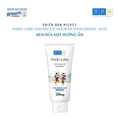  Kem Rửa Mặt Dưỡng Ẩm Tối Ưu Hada Labo Advanced Nourish Cleanser 80g Phiên bản mickey 