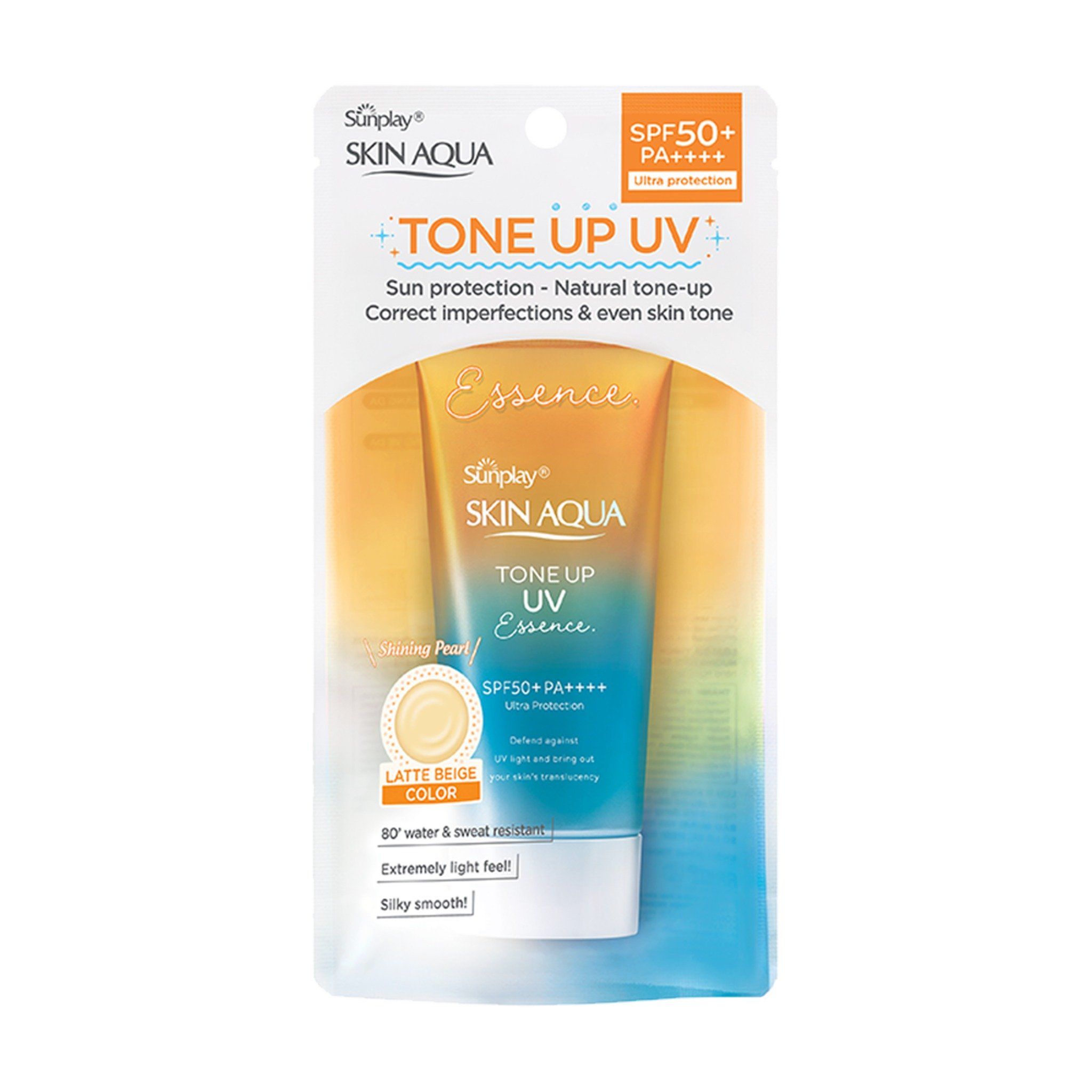  Tinh chất chống nắng hiệu chỉnh sắc da (Sunplay Skin Aqua Tone Up UV Essence Latte Beige) 50g 