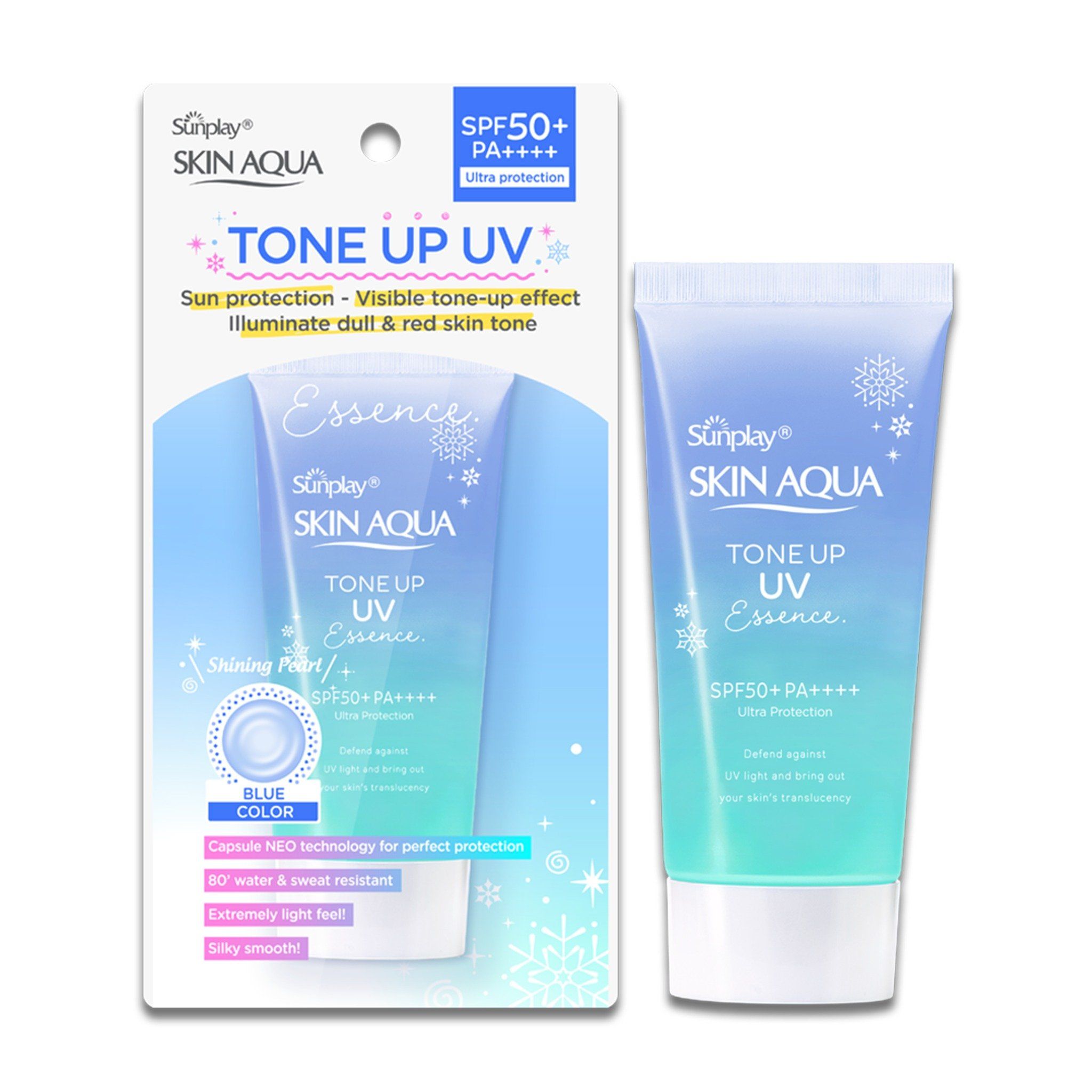  Tinh Chất Chống Nắng Hiệu Chỉnh Sắc Da (Sunplay Skin Aqua Tone Up Uv Essence Blue) 50G 