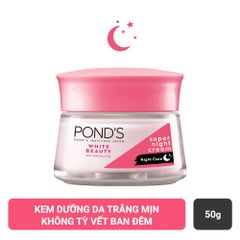  Kem Dưỡng Trắng Hồng Tinh Khiết Ban Đêm Pond's 50g - DATE 