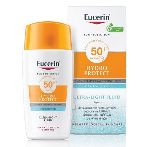  Kem Chống Nắng Eucerin Hydro Protect Ultra Light Fluid SPF 50+ 50ml 