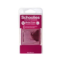  Cột tóc đuôi ngựa Schoolies 12pc  "Radical" red 