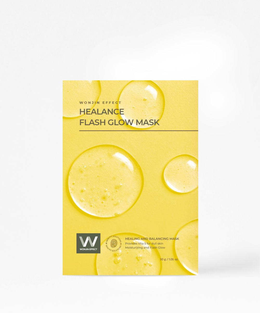  Mặt Nạ Dưỡng Sáng, Căng Bóng Da Wonjin Effect Flash Glow Mask 30g 