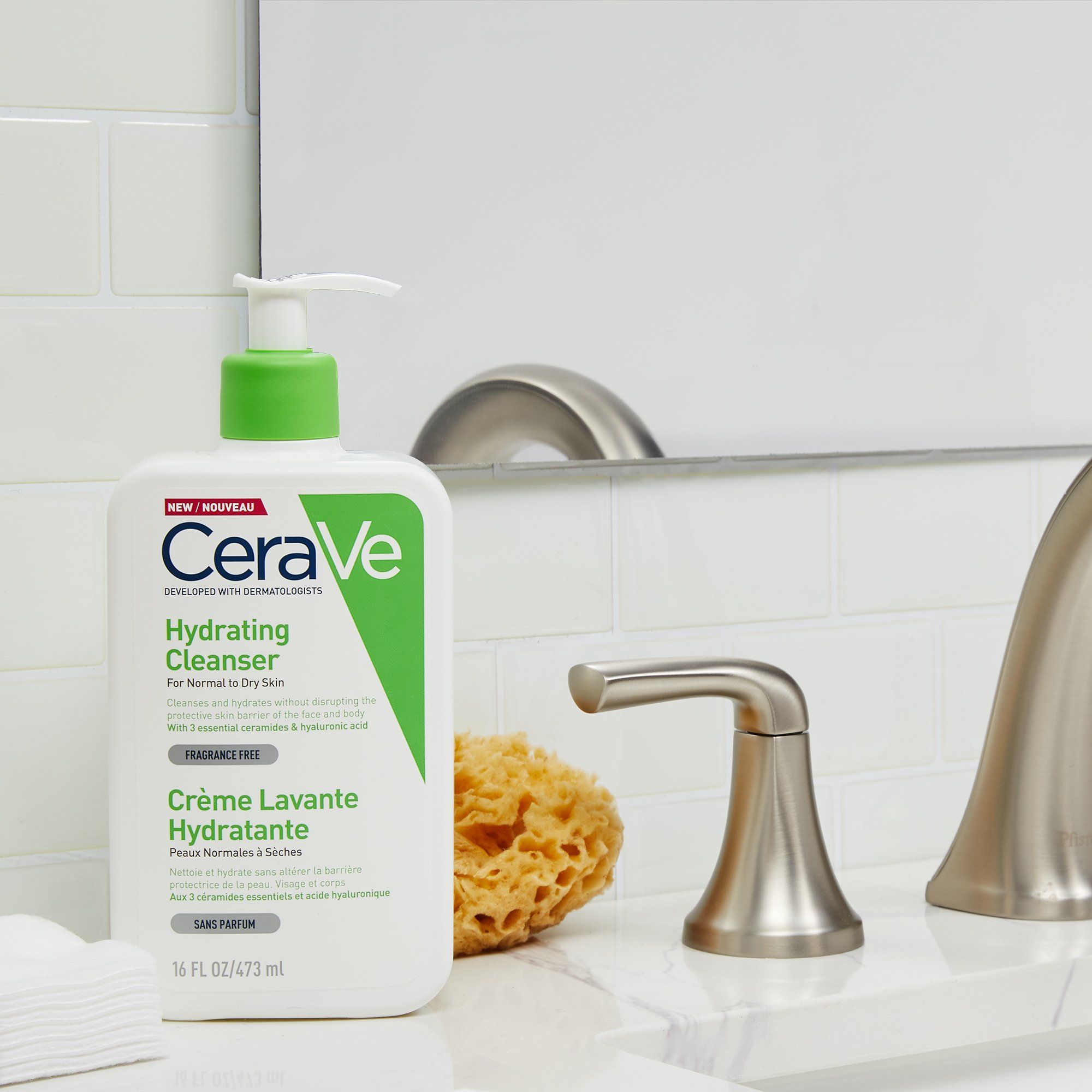  Sữa rửa mặt Cerave làm sạch sâu cho da thường và khô 473ml 