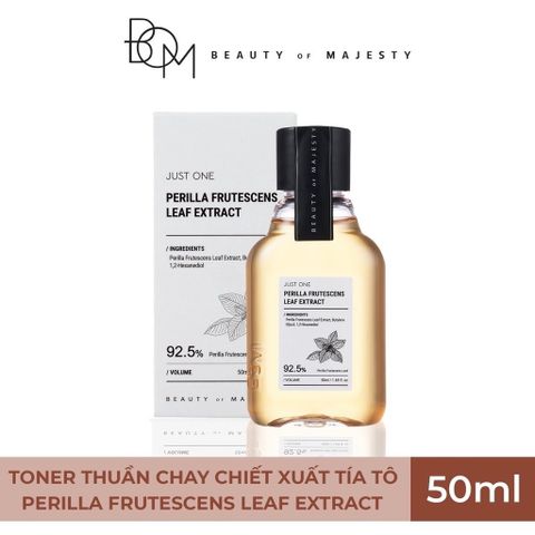  Nước Cân Bằng Ngăn Lão Hoá, Kháng Viêm Chiết Xuất Tía Tô BOM Just One 92,5% Perilla Frutescens Leaf Extract 50ml 