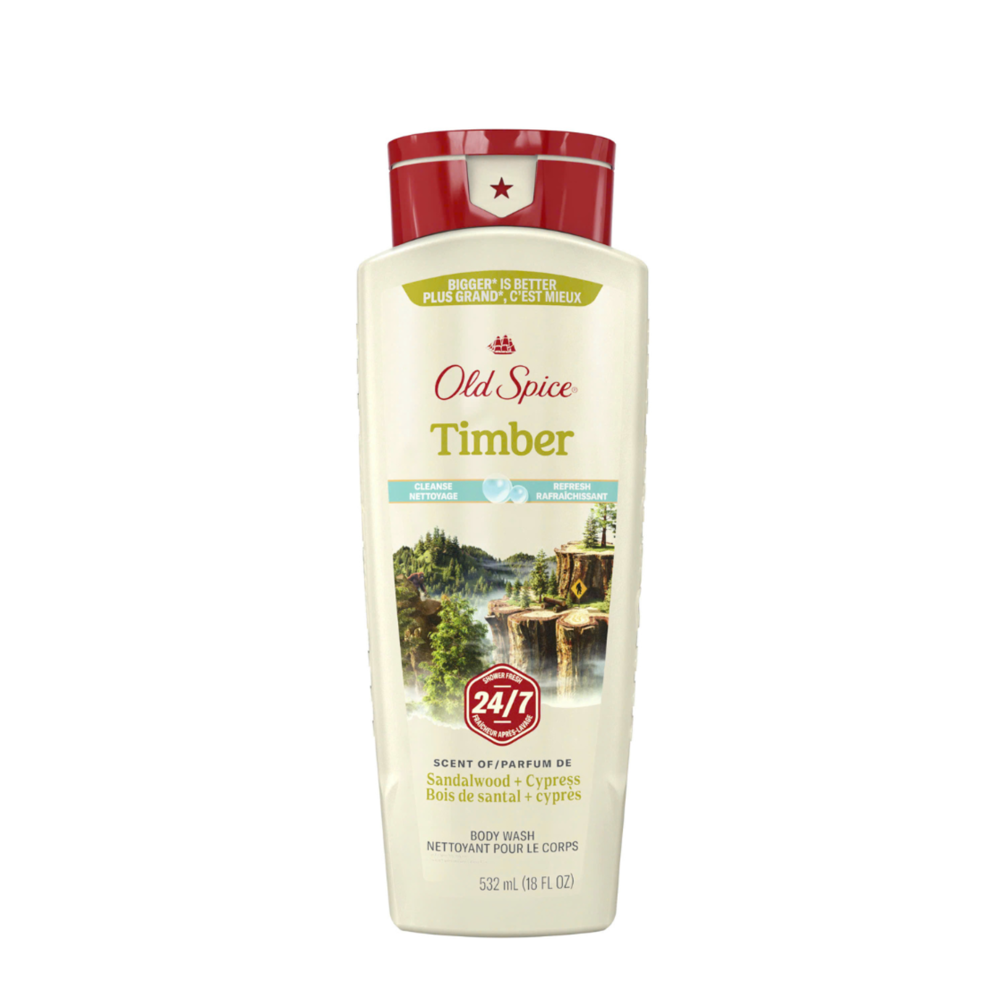  Sữa Tắm Old Spice Timber Sandal Wood 532ml. 