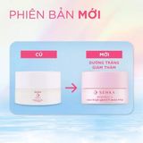  Kem Dưỡng Senka Sáng Da Chống Nắng Ban Ngày 50g Aqua Bright Glow UV Moist Whip SPF25 PA++++ 