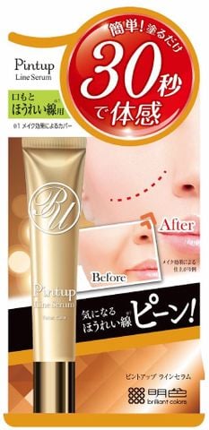  Tinh Chất Dưỡng Làm Mờ Nếp Nhăn Khóe Miệng Meishoku Pint Up Line Serum 18g 