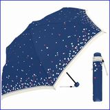 Ô Gấp Gọn Cho Nữ Màu Xanh Họa Tiết.