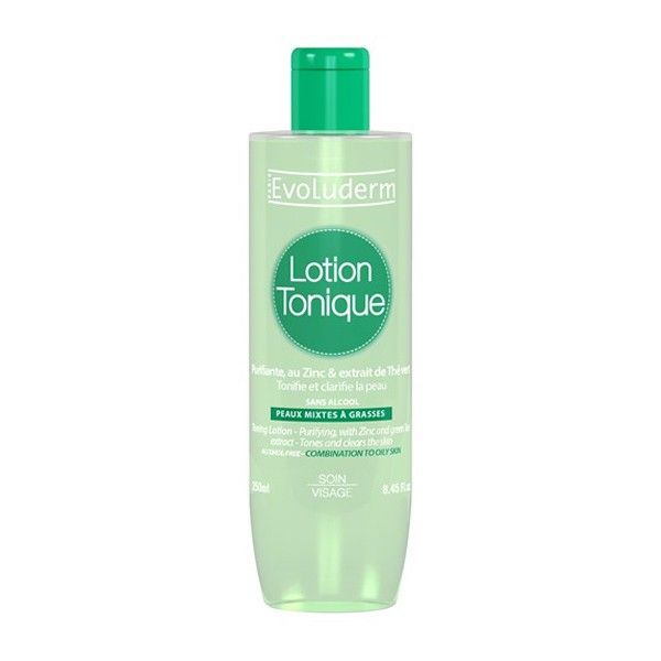  Nước Hoa Hồng Evoluderm Bổ Sung Tinh Chất Kẽm Và Trà Xanh Dành Cho Da Hỗn Hợp Và Dầu Mụn 250ml 