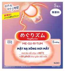  Mặt Nạ Xông Hơi Mắt Megrhythmsteam Eye Mask Không Hương 5 Miếng 