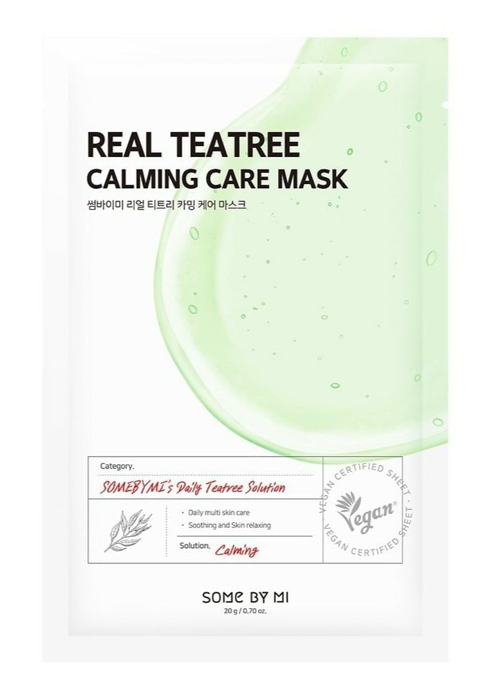  Mặt Nạ Dưỡng Da Tràm Trà Làm Dịu Da Mụn Some By Mi Real Teatree Calming Care Mask 20G 
