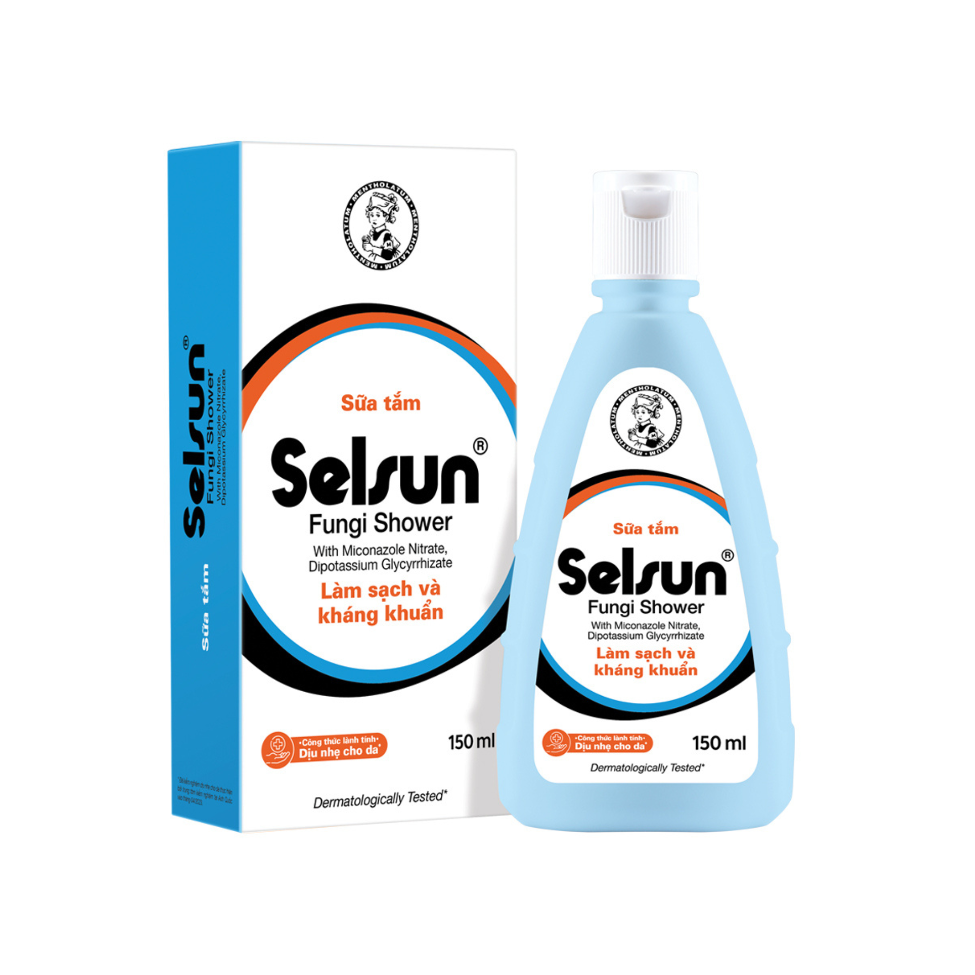  Sữa Tắm Làm Sạch Và Kháng Khuẩn Selsun Fungi Shower 150ml 