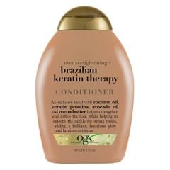  Dầu Xả Vào Nếp Suôn Mượt Ogx Ever Straightening + Brazilian Keratin Therapy Shampoo 385ml 