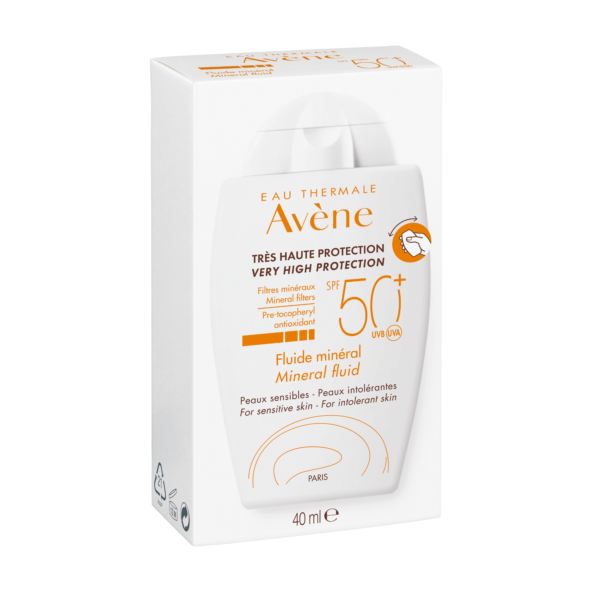  Sữa Chống Nắng Vật Lý Bảo Vệ Da Rất Cao Avène Very High Protect Mineral Fluid Spf 50+. 