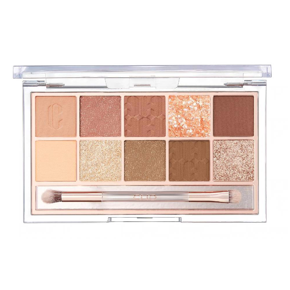  Màu mắt trang điểm CLIO PRO EYE PALETTE 12 AUTUMN BREEZE IN SEOUL FOREST 