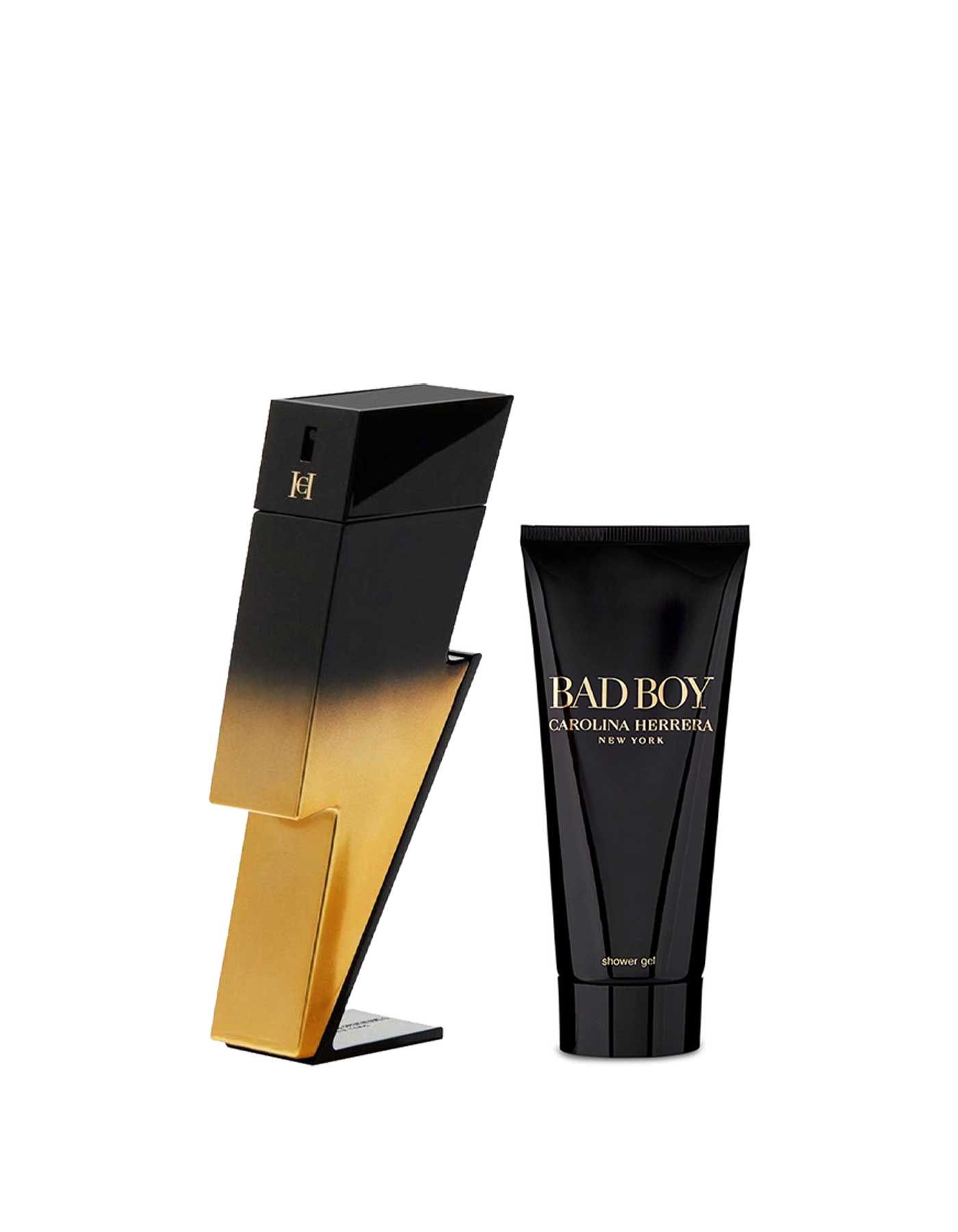  Gift Set Carolina Herrera Bad Boy Extreme (EDP100ML+SG100ML) FD23 