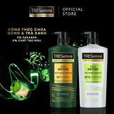  Dầu Gội Gừng & Trà Xanh Tóc Chắc Khỏe TRESemmé Salon Detox Shampoo 640g 