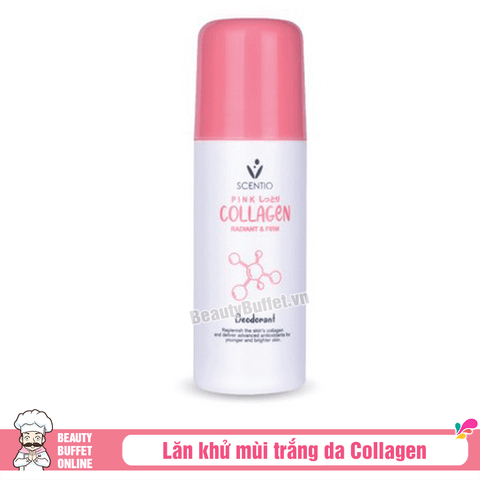  Lăn Khử Mùi Scentio Pink Collagen 50ml 