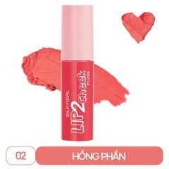  Son kem lì 2in1 Silkygirl Lip 2 Cheek Flush 3,8ML #02 Tender Rose 