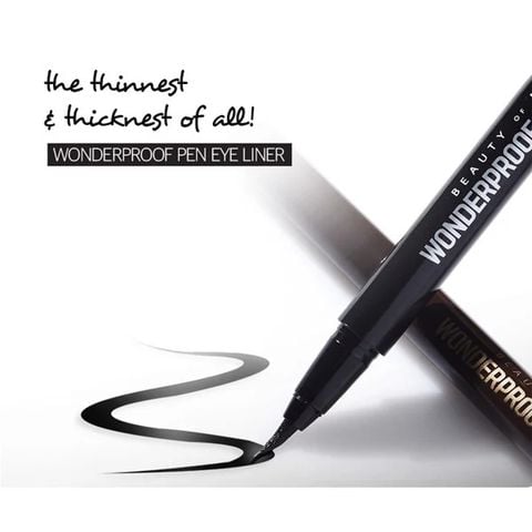  KẺ MẮT NƯỚC BOM WONDERPROOF PEN EYE LINER #01 - MÀU ĐEN 