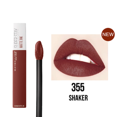  Son Kem Lì 16H Lâu Trôi Maybelline Super Stay Matte Ink Lipstick 355 Shaker Cam Nâu Đất 5ml 