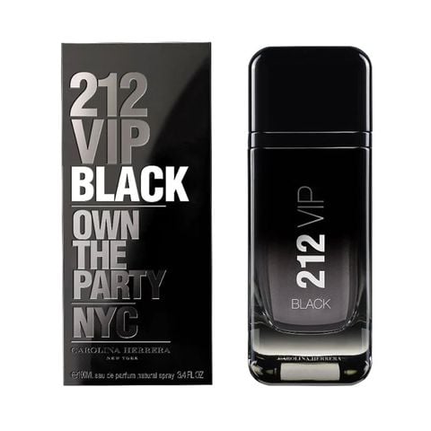  Nước hoa nam Carolina Herrera 212 Vip Men Black Edp 100ml - New 