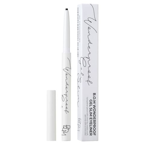  Chì kẻ mắt siêu mảnh lâu trôi BOM Wonderproof gel slim eyeliner #01 