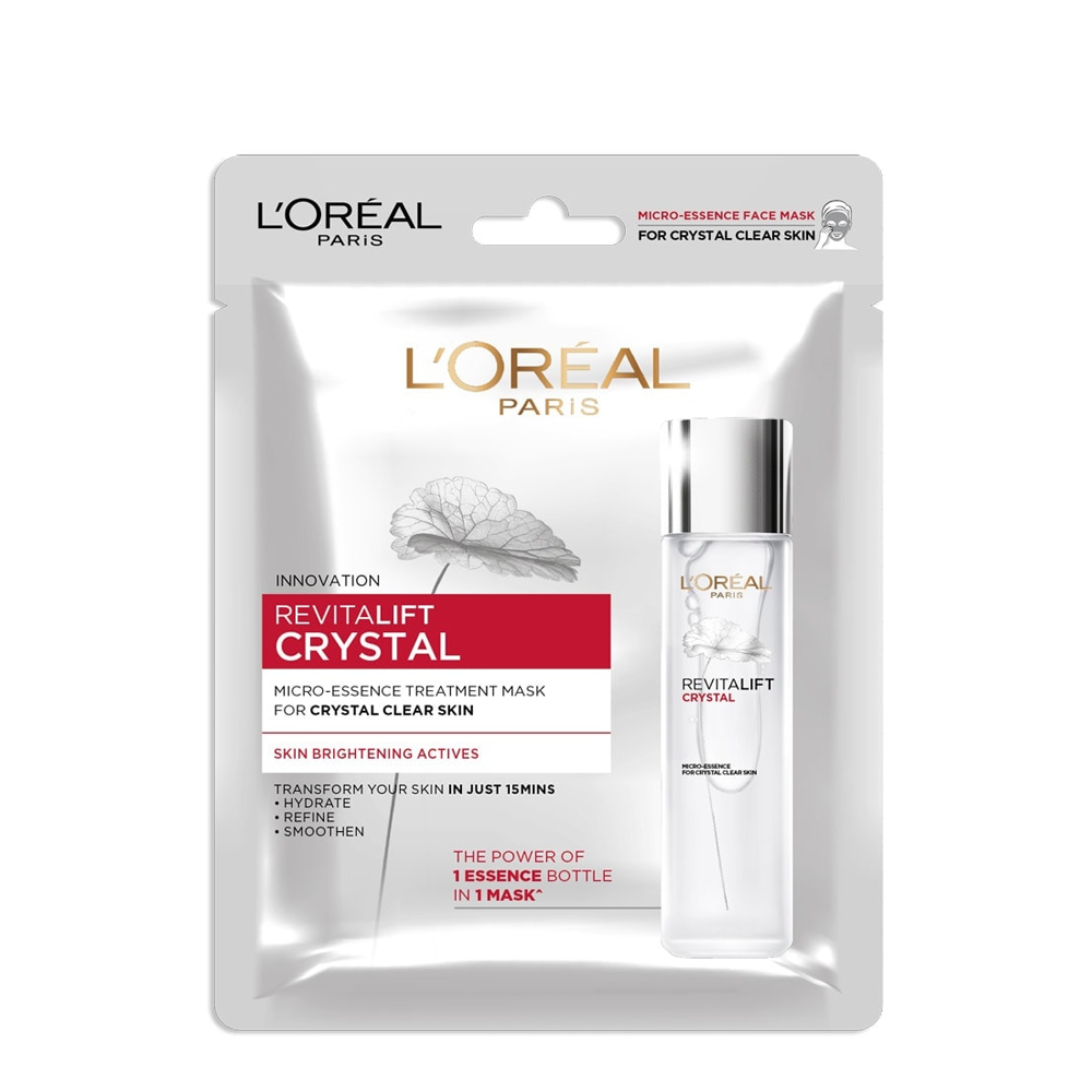  Mặt Nạ Dưỡng Da Pha Lê Trắng Sáng L'Oreal Revitalift Crystal Micro-Essence Treatment Mask 25ml 