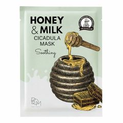  Mặt Nạ Làm Dịu Và Dưỡng Da Mềm Mại Bom Honey & Milk Soothing Cicadula Mask 25G 