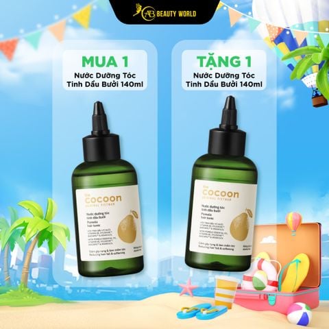  Combo Mua 01 Tặng 01 Cocoon Nước dưỡng tóc tinh dầu bưởi 140ml 