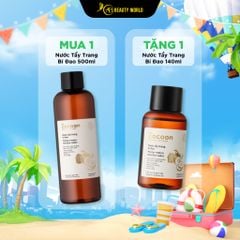  Combo Cocoon Nước Tẩy Trang Bí Đao 500ml Và Nước Tẩy Trang Bí Đao 140ml 