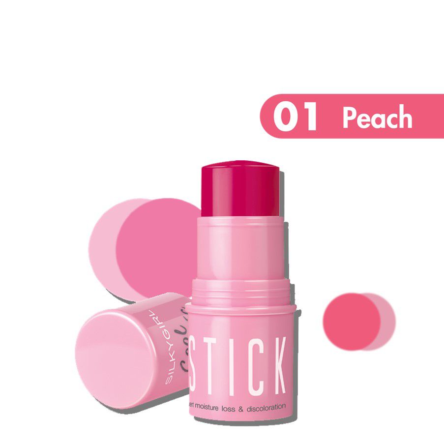  Má Hồng Dạng Thỏi Cool Chic Blush Stick - 01 Peach. 