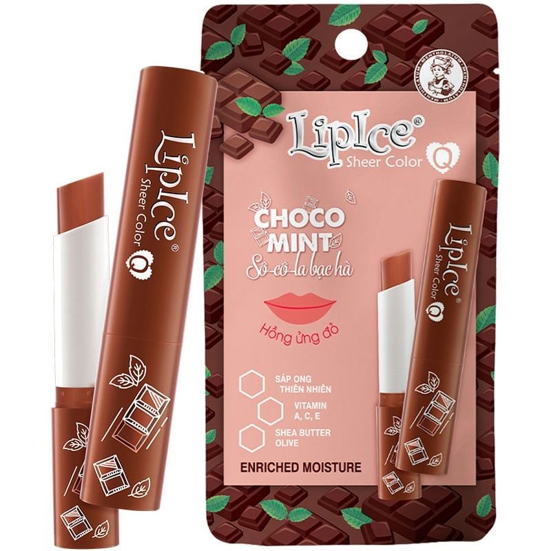  Son dưỡng LipIce Sheer Color Q Bestie - Choco Mint 2.4g 
