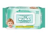 Khăn Ướt Em Bé Nuna Hương Phấn Baby Dịu Nhẹ 100 Miếng- KM