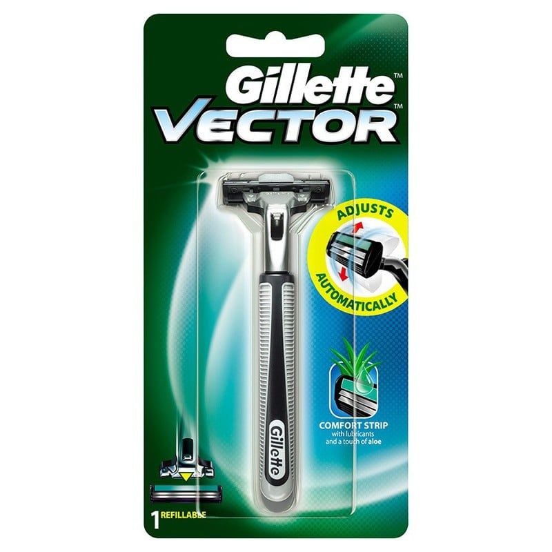  Dao Cạo Râu Lưỡi Kép Gillette Vector Plus. 