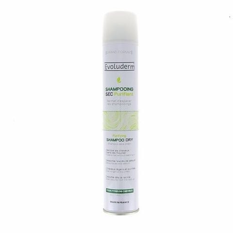  Dầu gội khô Evoluderm cho mọi loại tóc 400ml 