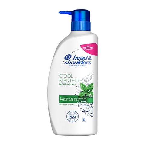  Dầu Gội Head & Shoulders Bạc Hà Mát Lạnh Cool Menthol 625ml 