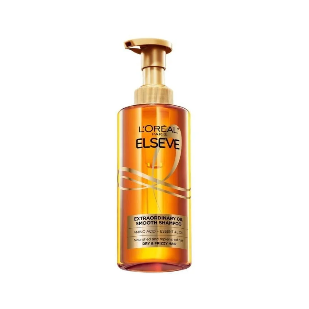  Dầu Gội Dưỡng Tóc Suôn Mượt L'Oreal Paris Extraordinary Oil Sublime Sleek Silicone-Free Shampoo 440ml. 