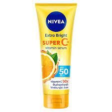  Serum Dưỡng Thể Sáng Da Nivea Extra Bright Super C+ Vitamin Serum SPF50 PA++ 180ml 