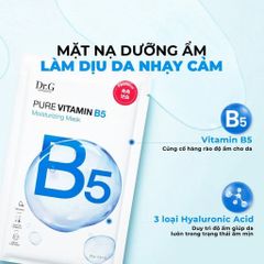  Dr.G Mặt nạ giấy Pure Vitamin B5 Moisturizing Mask 23g 