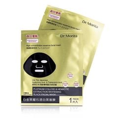  Mặt Nạ Sáng Da Dr.Morita Platinum Colloid & Hematite Extration Whitening Black Facail Mask 30G 