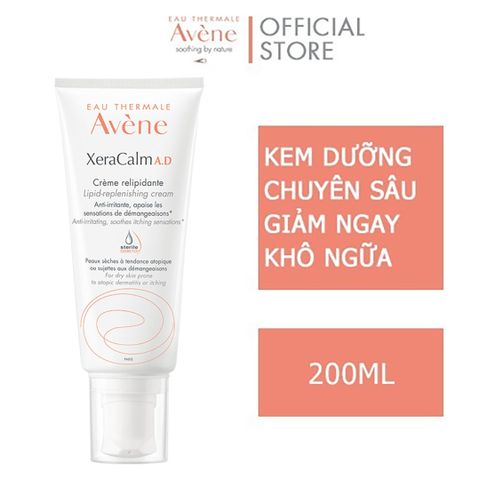  Kem Dưỡng Ẩm Cho Da Khô Ngứa Avène 200ml 