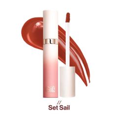  Son Kem Lì Gilaa Long Wear Lip Cream #11 Set Sail Màu Cam Gạch Trầm - DATE 