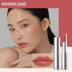  Son Thỏi Màu, Dưỡng Ẩm Cho Đôi Môi Mềm Mại Căng Bóng 3CE Glow Lip Color 3g - Overload 