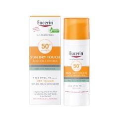  Gel Chống Nắng Eucerin Cho Da Nhờn Mụn Spf50+ 50ml 