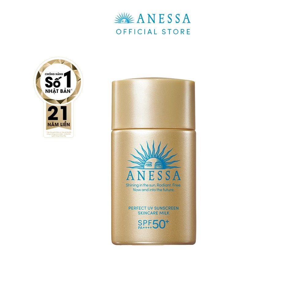 Anessa Sữa Chống Nắng Dưỡng Da Kiềm Dầu Bảo Vệ Hoàn Hảo Spf50+ Pa++++ 20ml (Anessa Perfect Uv Sunscreen Skincare Milk Na). 